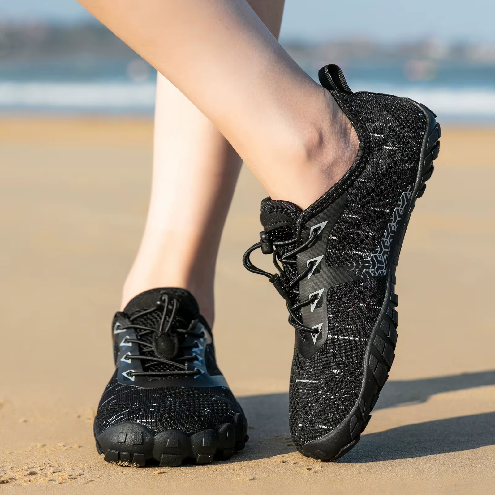 Chaussures larges pieds nus pour unisexe