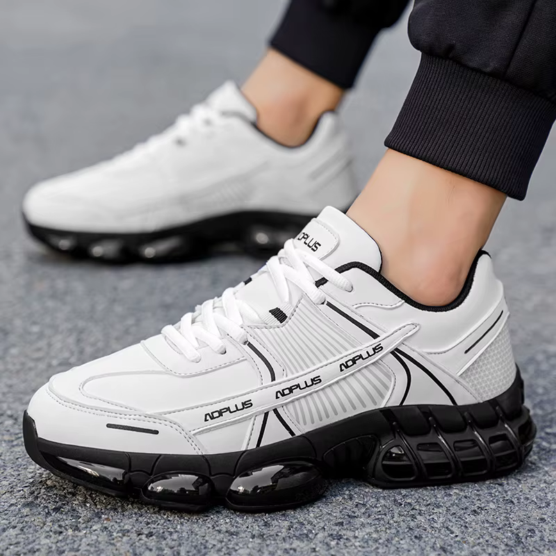 Baskets Chunky Tendance pour Hommes Grandes Tailles 39-48 Automne Hiver Respirantes en Maille Amortissantes Chaussures de Sport et Course en Extérieur