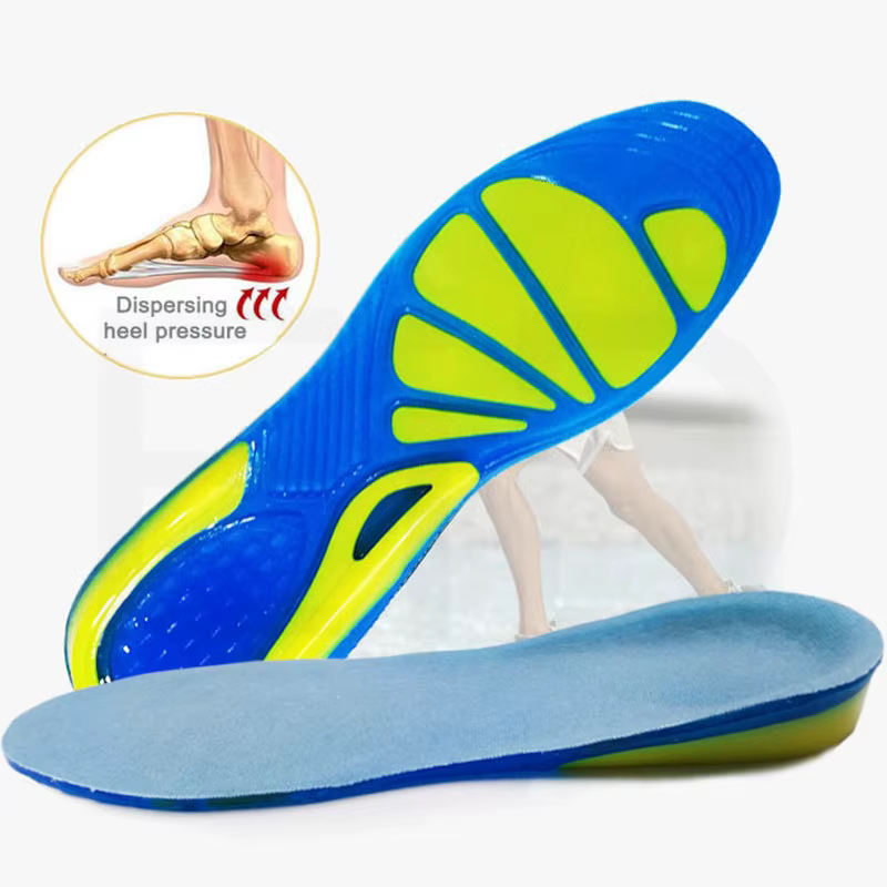 Semelles en Gel de silicone pour pieds fasciite plantaire talon éperon