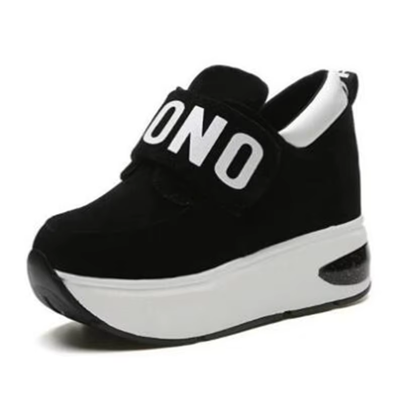 NOUVELLE plate-forme baskets compensées dames chaussures Sneaker