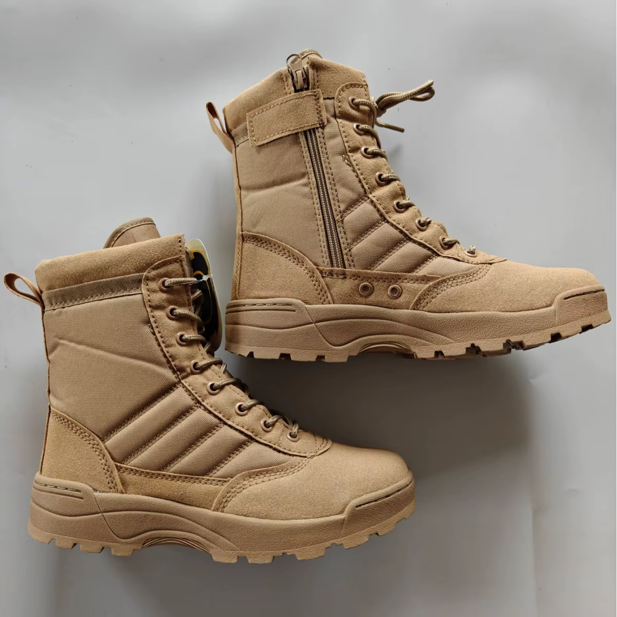 Bottes militaires tactiques imperméables pour hommes