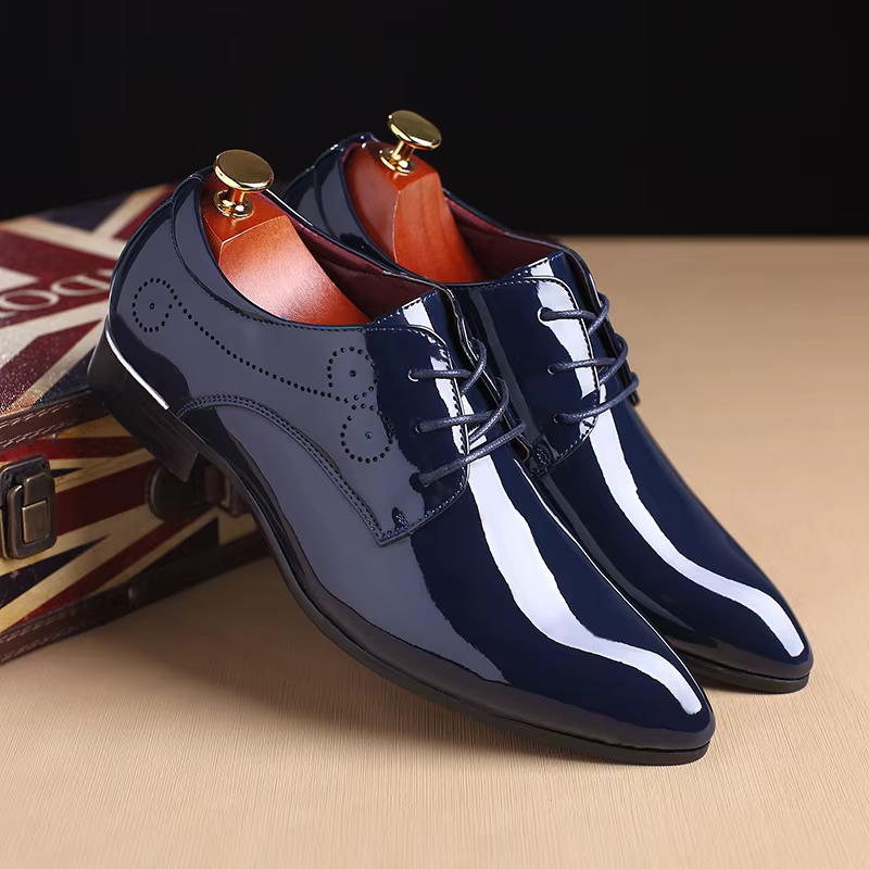 Hommes mode classique fête de mariage Derby chaussures