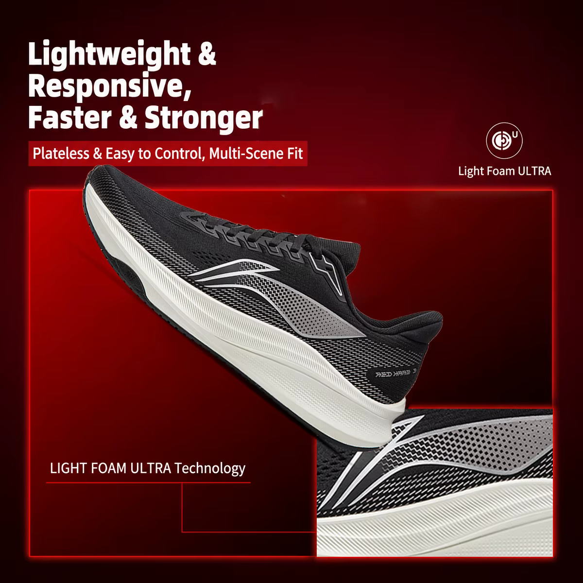 Li-Ning RED HARE 9 – chaussures de course pour hommes