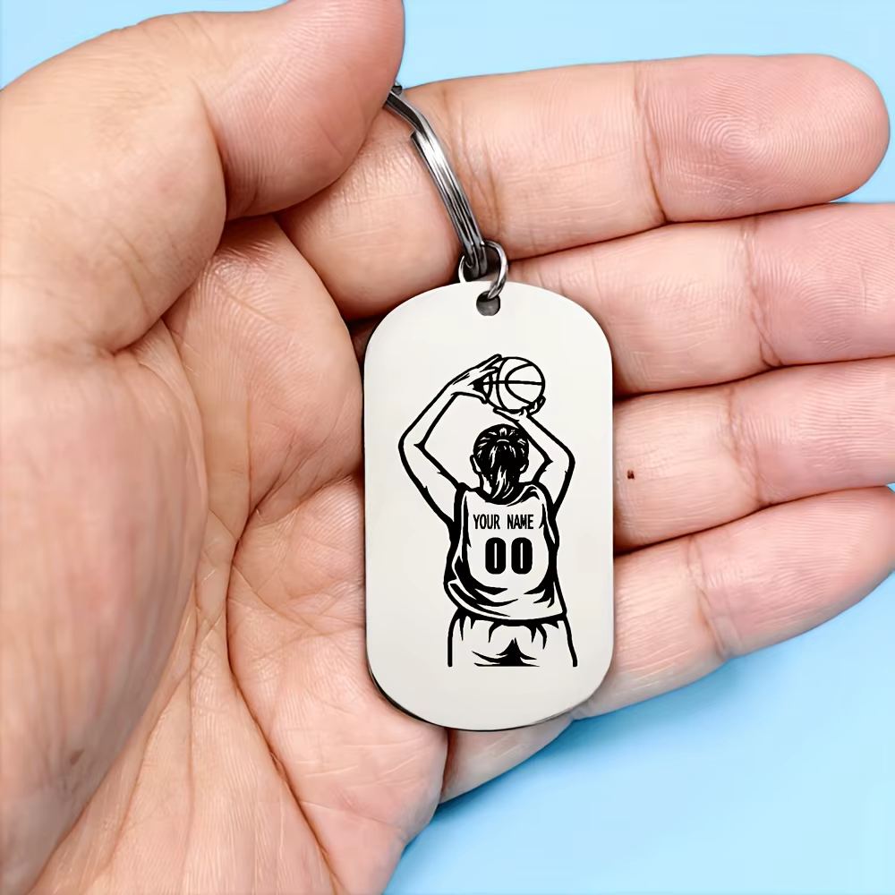 Porte-clés de fan de basket-ball personnalisé