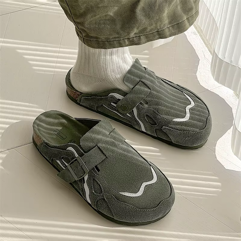 Chaussures de loisirs confortables pour hommes Boken Baotou quatre saisons nouvelles