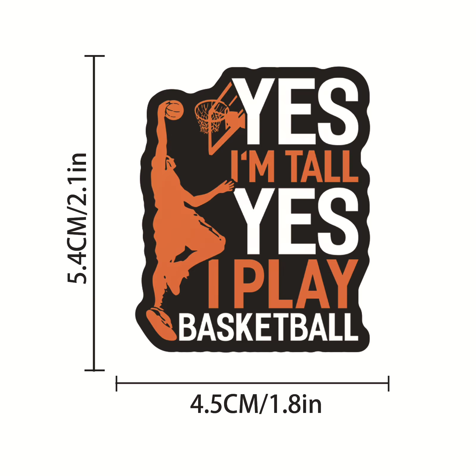 50 autocollants sportifs de basketball, autocollants de motivation pour le basketball, autocollants DIY pour skateboard, moto, valise, décoration de téléphone, ordinateur portable