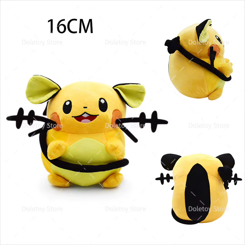Peluche Pokemon Pikachu Psyduck Jolteon brillant Ho-Oh Fennekin Dedenne