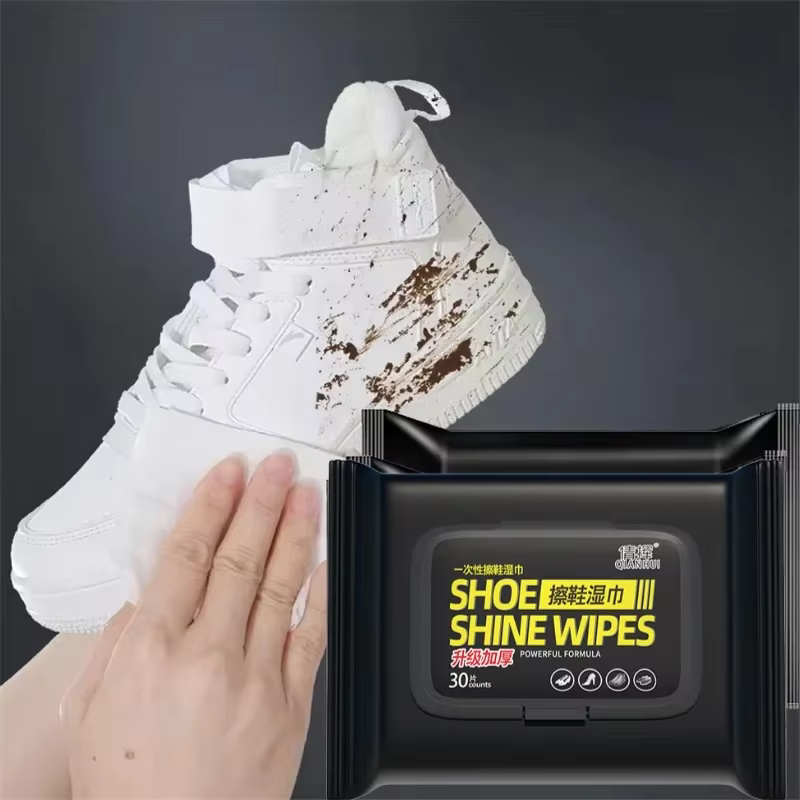 12-60 pièces chaussures jetables lingettes propres