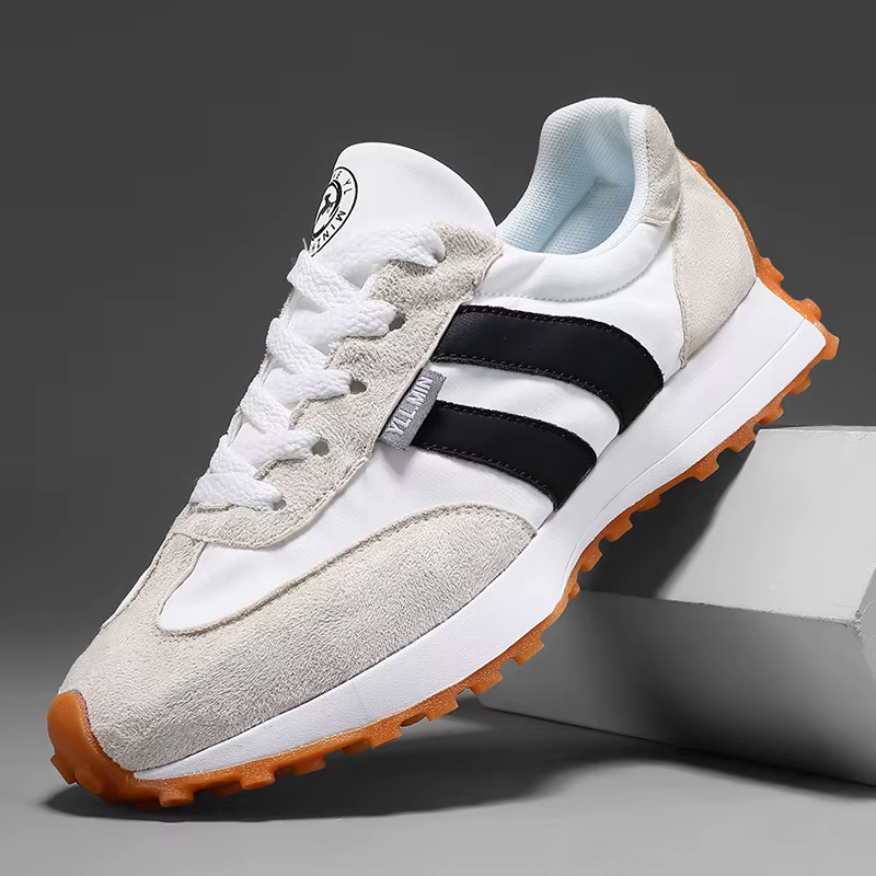Nouvelles Chaussures Décontractées 2026 Printemps-Automne Respirantes Confortables Baskets Vintage Mode à Lacets Antidérapantes pour l'Extérieur