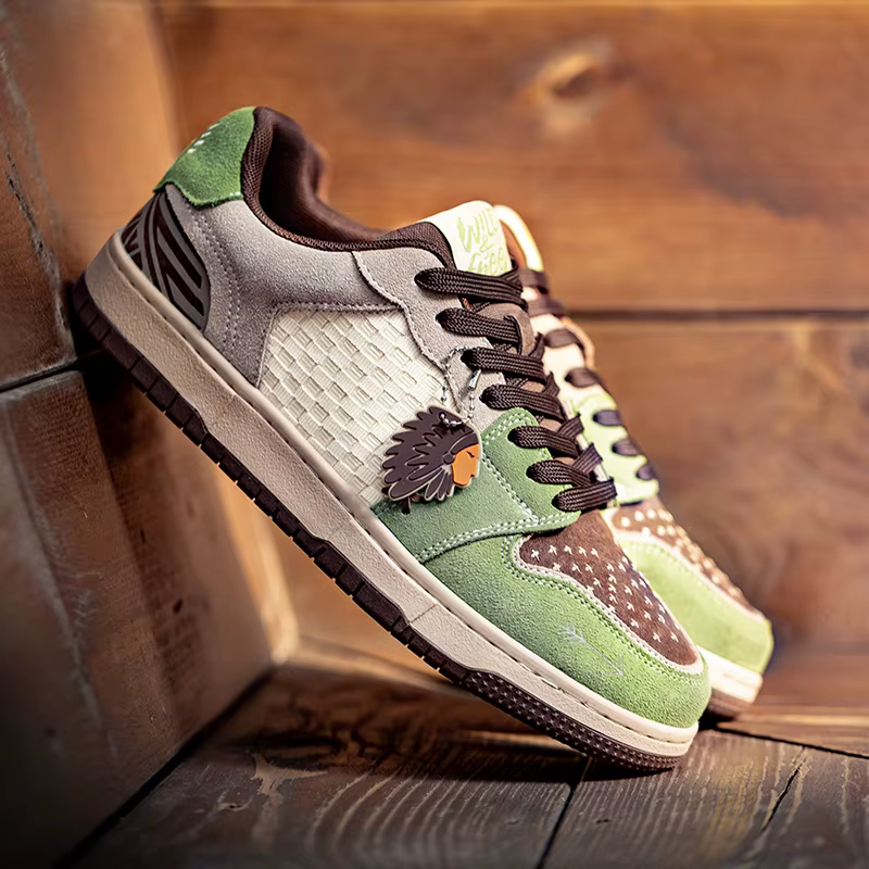Sneakers plateforme rétro pour hommes