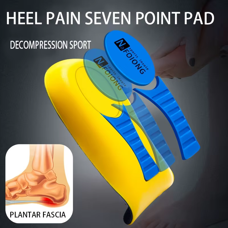 1 paire de semelles intérieures demi- orthopédiques en Gel PU pour hommes et femmes