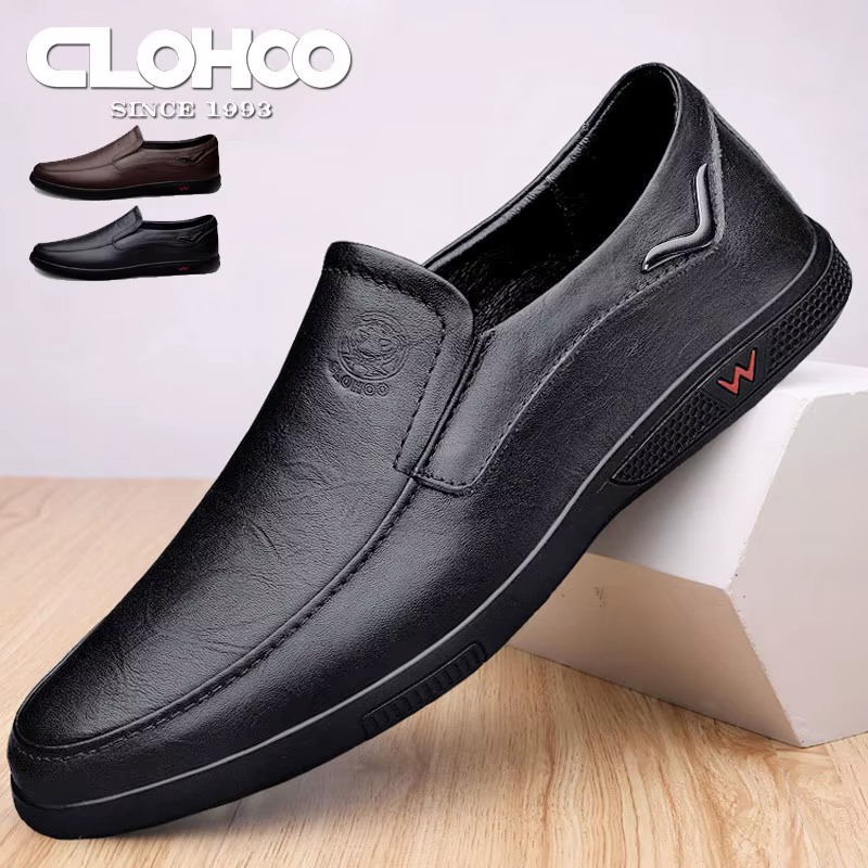 CLOHOO chaussures décontractées d'affaires pour hommes