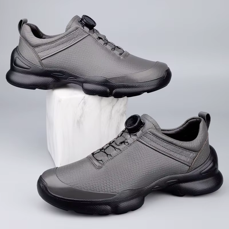 Chaussures de sport pour hommes en cuir véritable