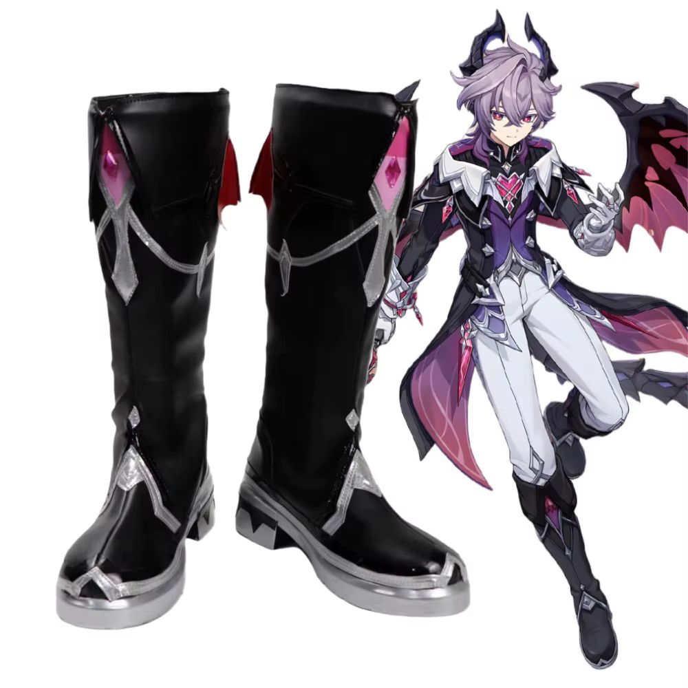 Chaussures de Cosplay Durin, chaussures de jeu animé Genshin Impact Durin