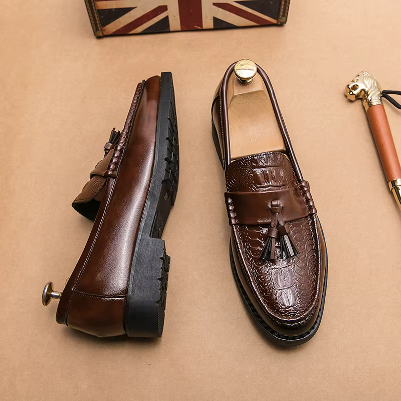 Chaussures de mariage en cuir pour hommes