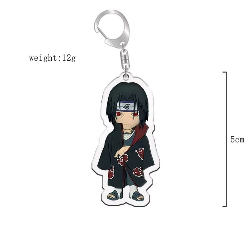 Pendentif porte-clés acrylique NARUTO Cosplay, accessoire créatif