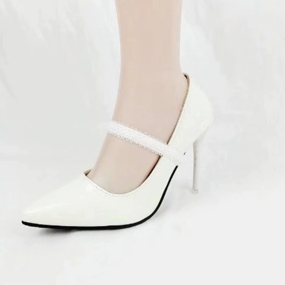 Ceinture de chaussure de rinçage en dentelle pour femme