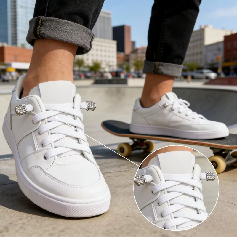 Lacets élastiques sans nœuds pour baskets de sport