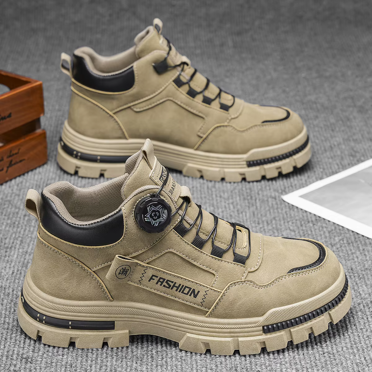 Chaussures basses de sport à plateforme pour hommes