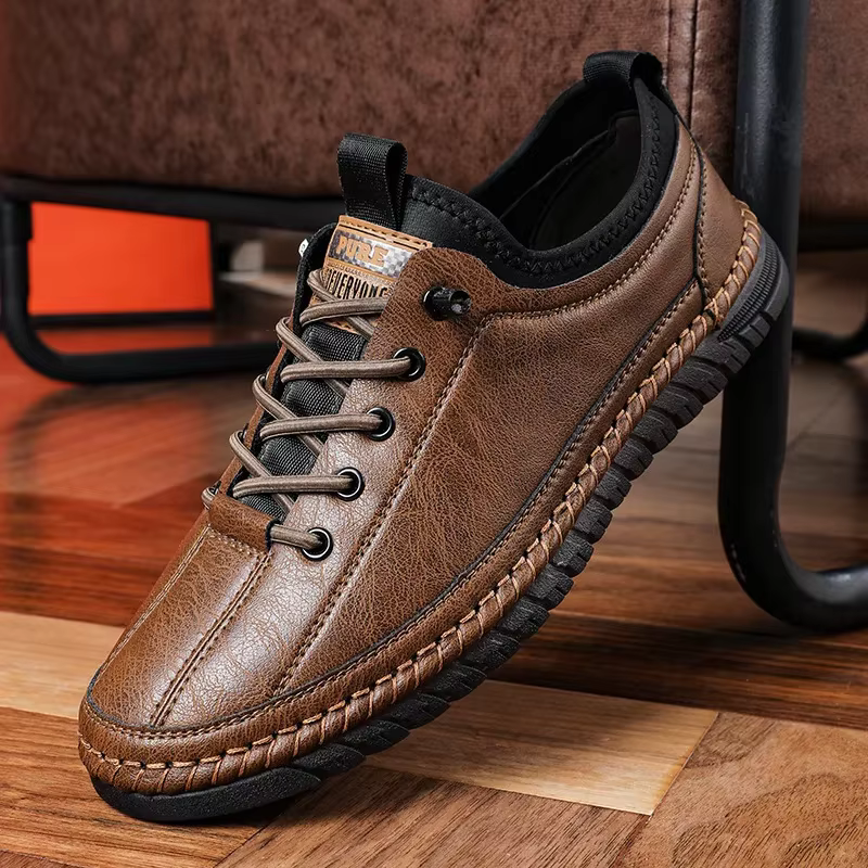 Chaussures en cuir décontractées pour hommes