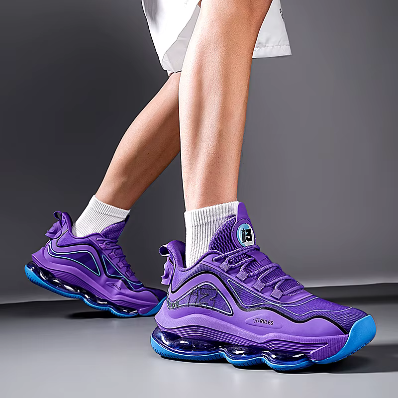 Chaussures de basket-ball pour hommes, respirantes, amortissantes, antidérapantes, résistantes à l'usure, chaussures de course, d'entraînement en salle de sport, baskets de basket-ball athlétiques pou