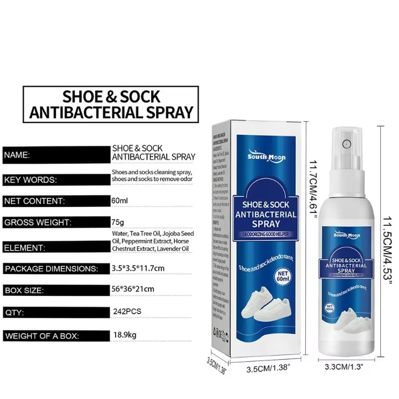 Spray désodorisant pour chaussures
