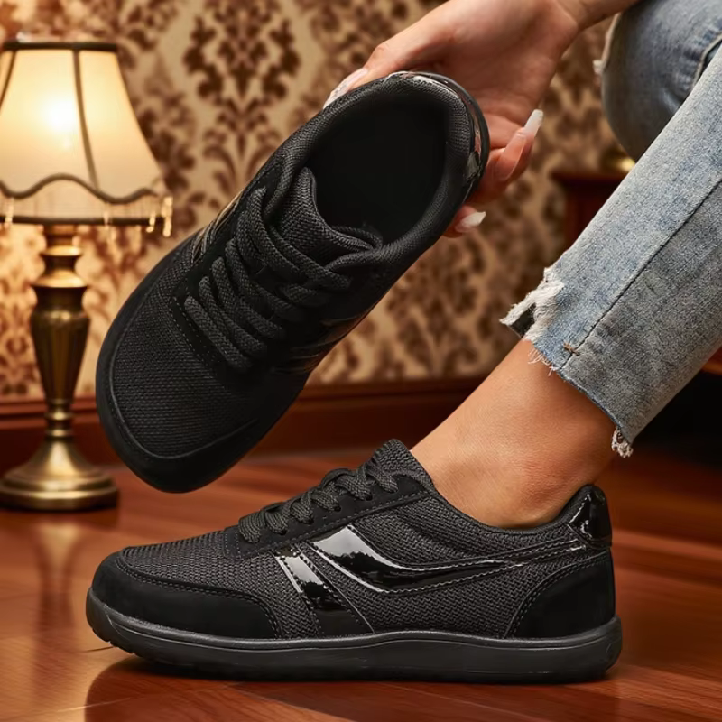 Chaussures à bout large pour femmes baskets pieds nus décontracté