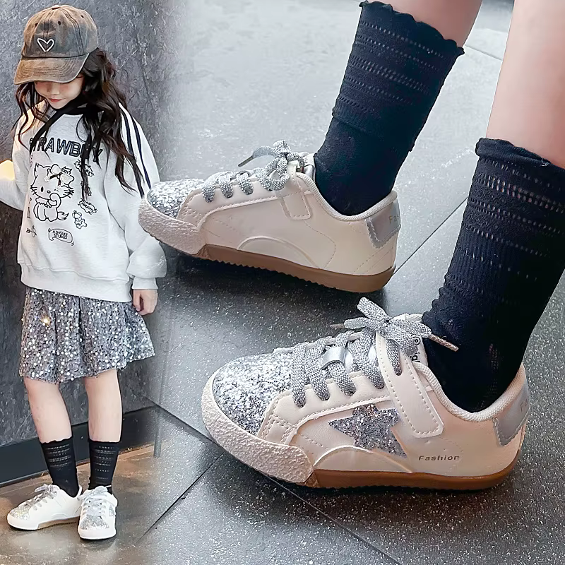 Chaussures pour filles 2026 Nouvelle collection printemps – Baskets décontractées polyvalentes pour petites