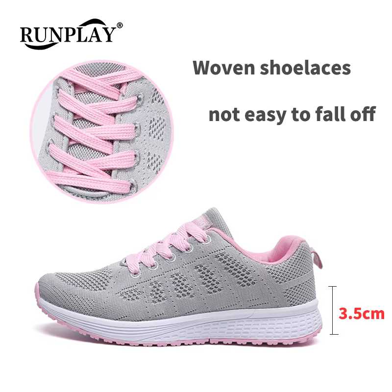 Femme chaussures de Tennis mode Tenis Feminino à lacets blanc