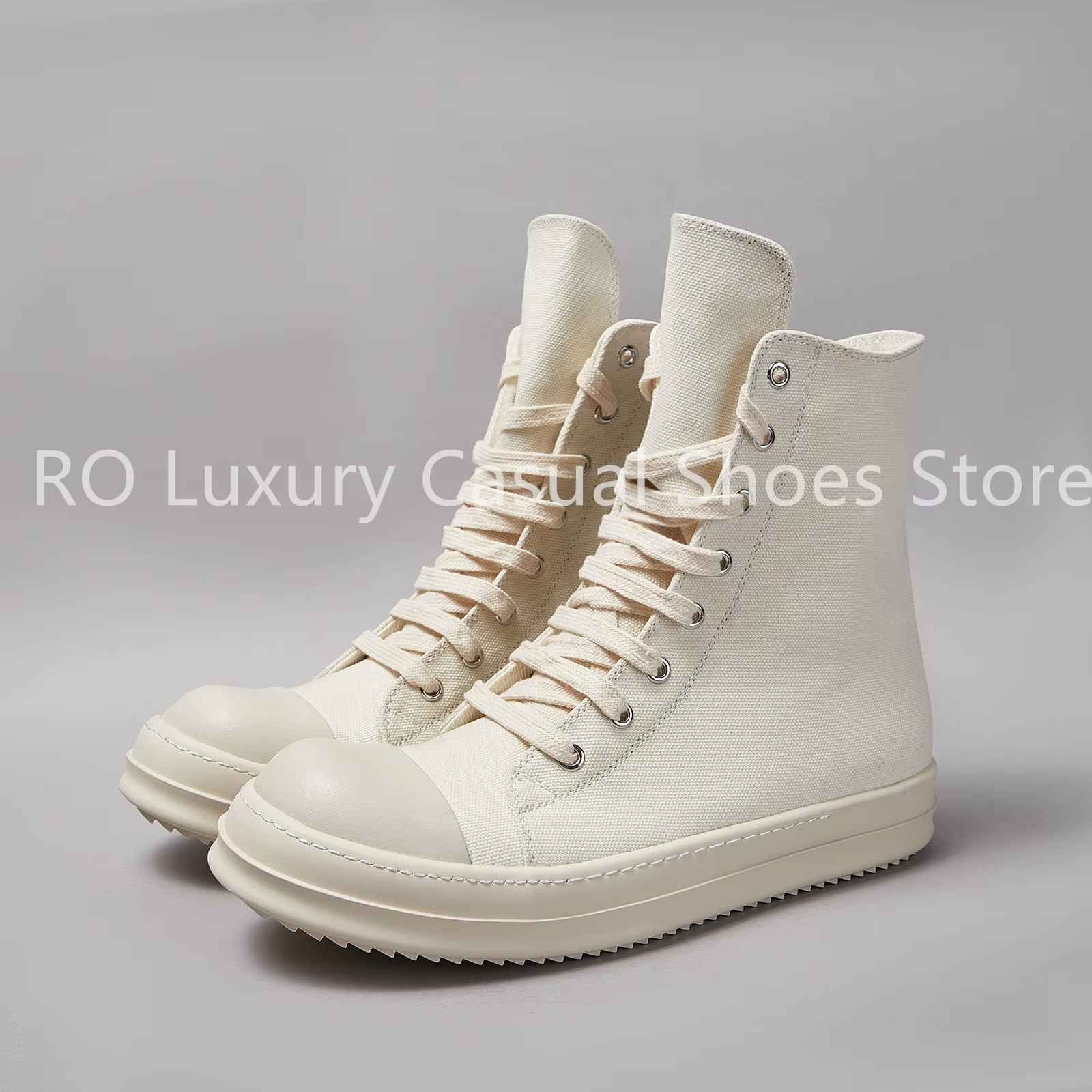 Chaussures décontractées beiges et blanches pour hommes