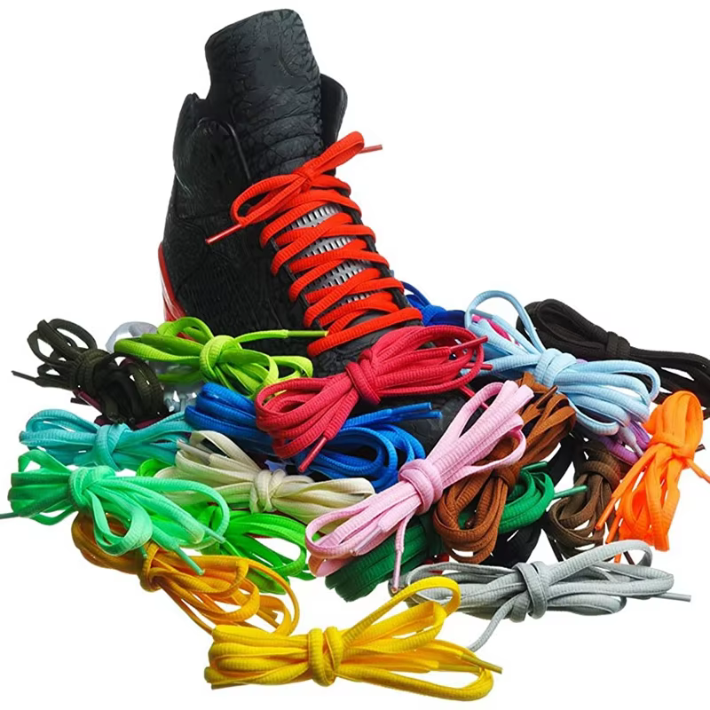 Lacets de chaussures de basket ovales classiques