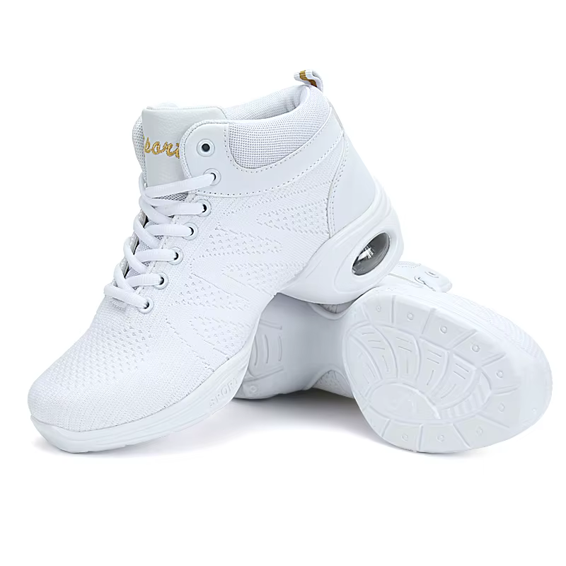 Baskets de danse sportives noires pour femmes