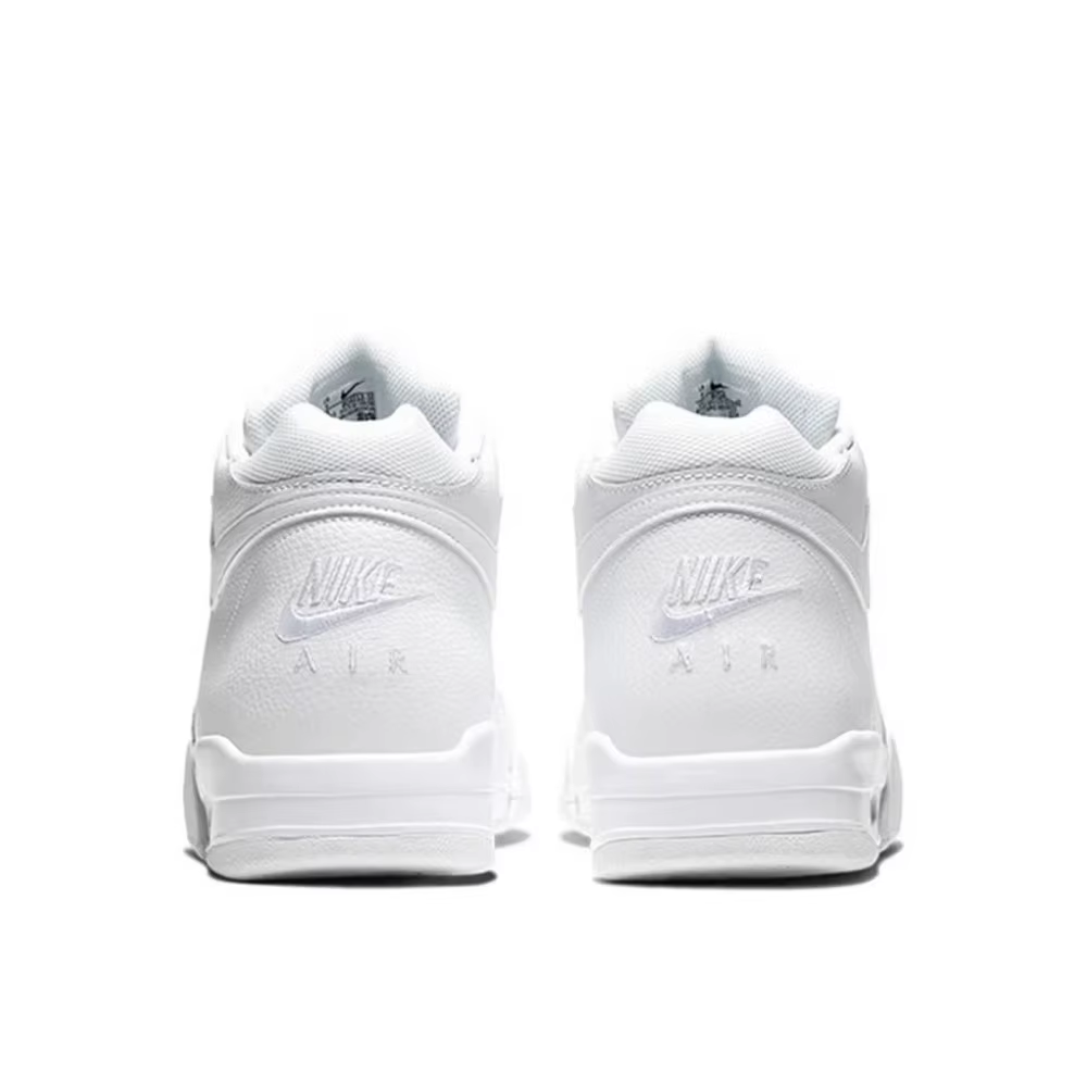 Chaussures de basket rétro mi-hautes Nike Flight Legacy unisexe blanc BQ4212-101