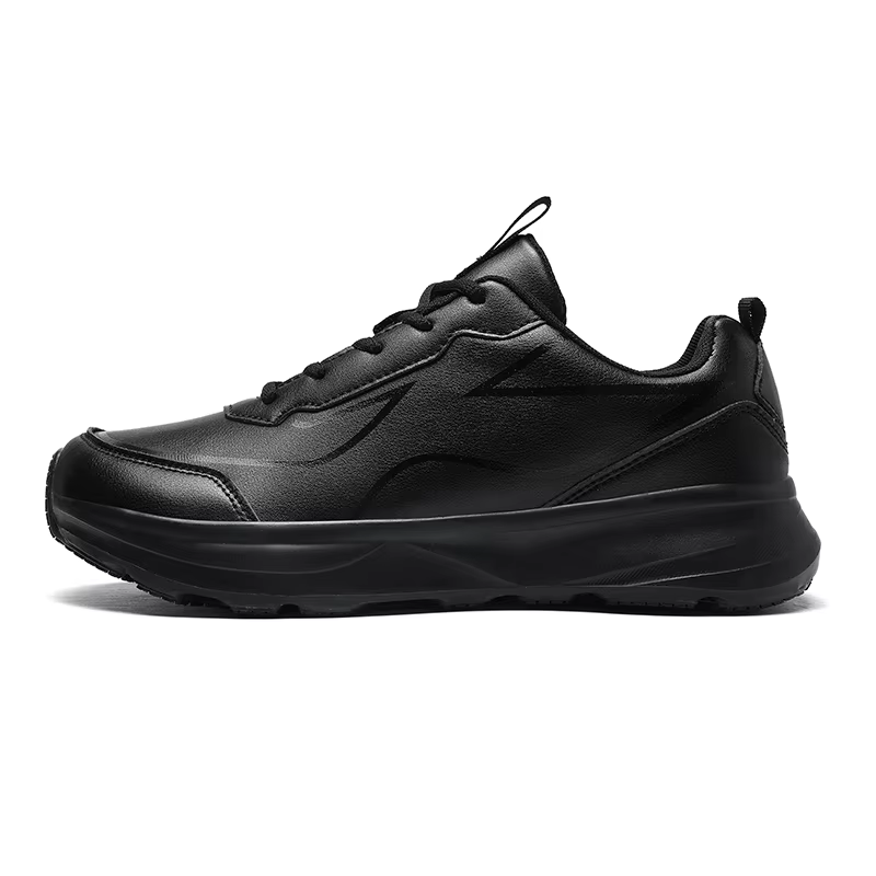 ELUVA bout large hommes chaussures minimalistes baskets confortables en cuir PU