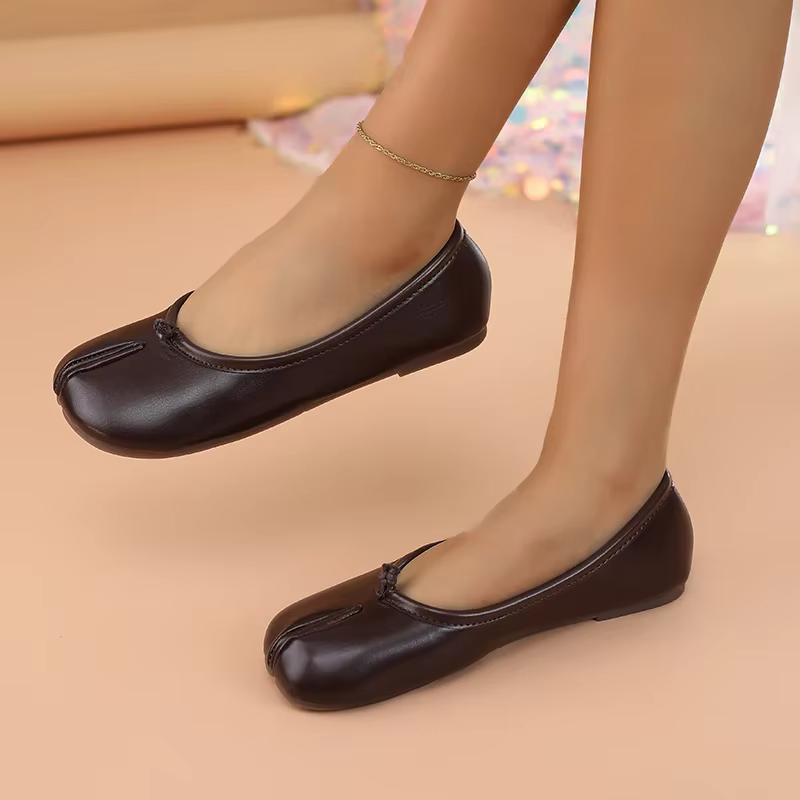 Nouvelles Ballerines Tabi à Bout Fendu pour Femmes 2026