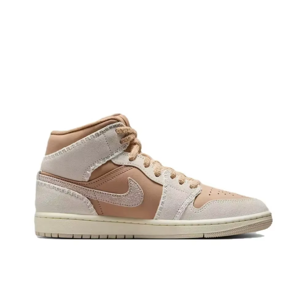 Nike Air Jordan 1 Mid Basketball Chaussure Unisexe - Conception de soutien de la cheville pour l'entraînement