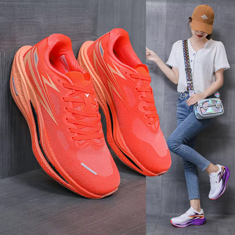 Chaussures de course pour hommes avec plaque en carbone
