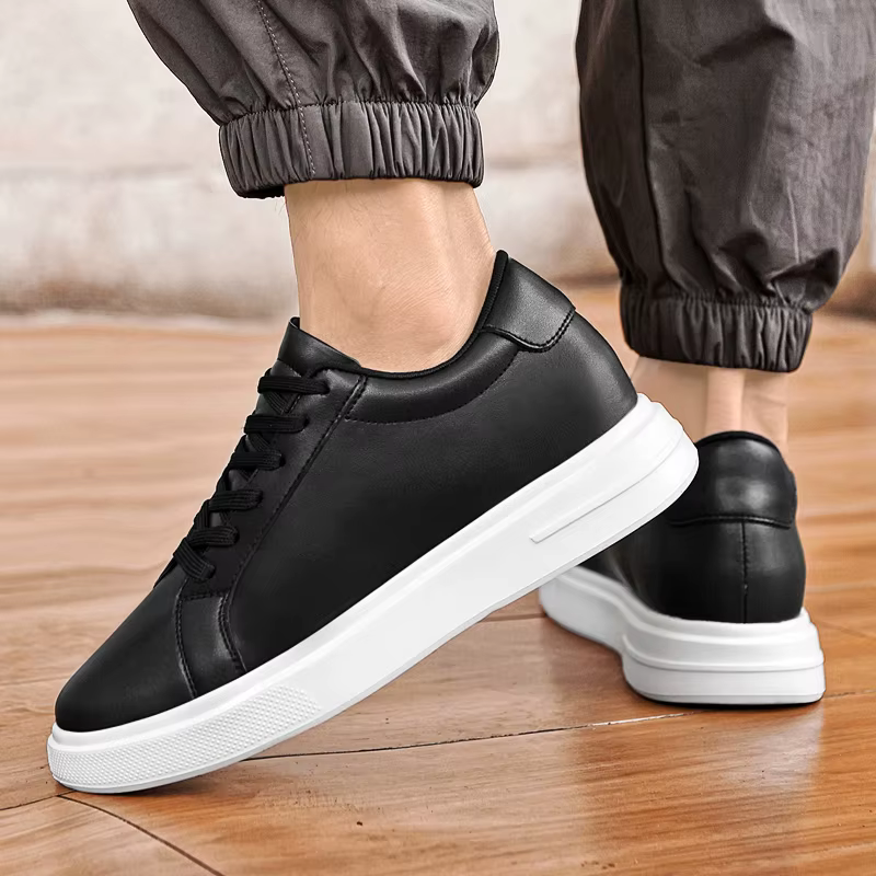 Nouveaux hommes baskets ascenseur chaussures rehaussant la hauteur augmenter semelle intérieure 6-10CM talons hauts