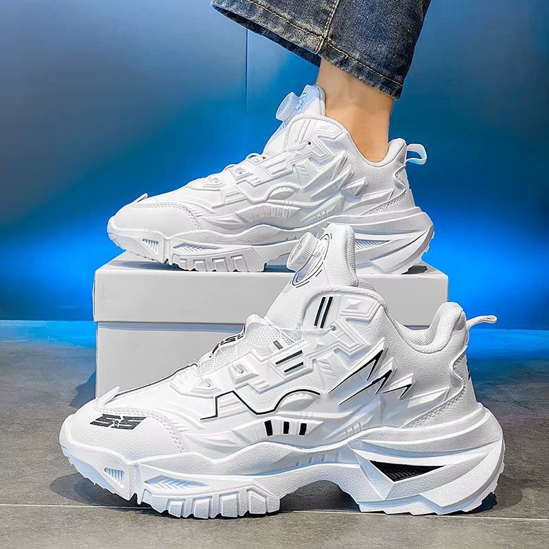 Mode grosses baskets pour hommes confortable 2025 nouvel homme chaussures décontractées en plein air anti-dérapant mâle