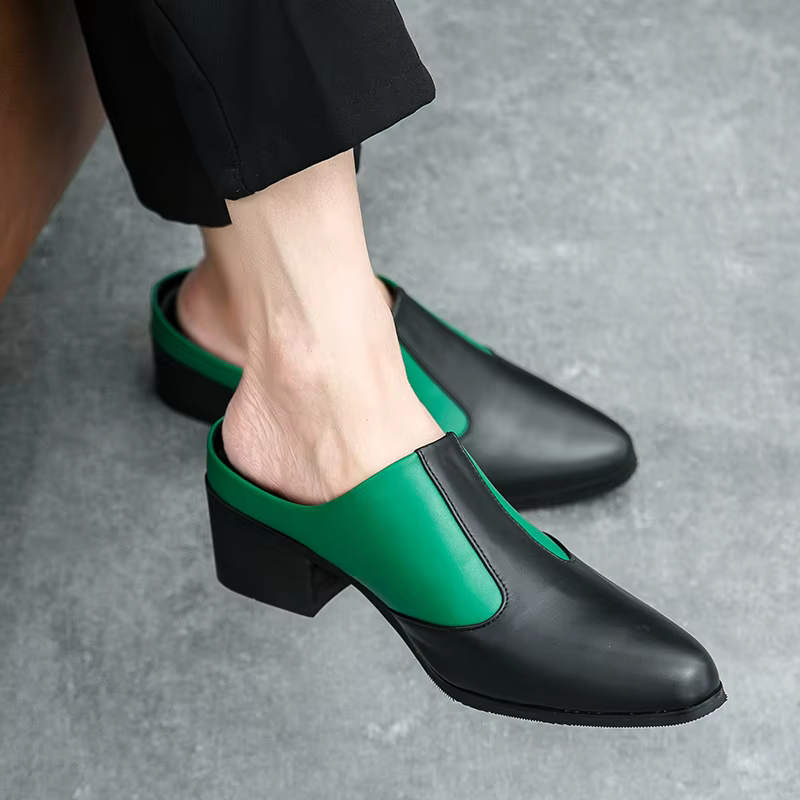 Chaussures de travail d'affaires pointues pour hommes