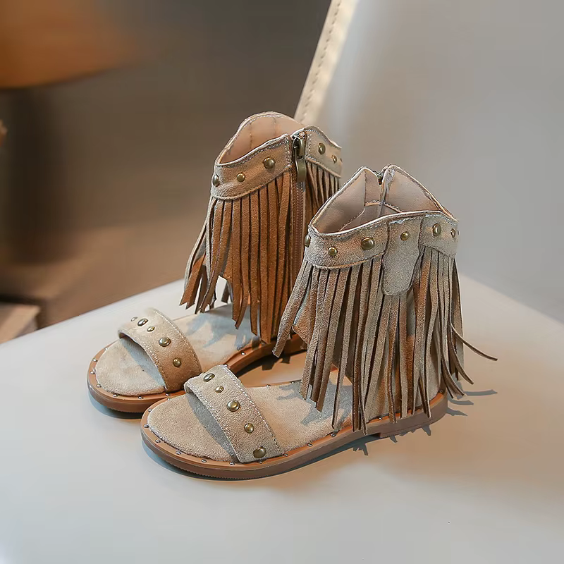 Sandales cloutées mode chaussures pour enfants filles