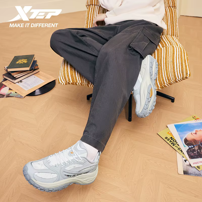Xtep Shanhai Shoes For Men Rebound Support Shock Absorption Walking