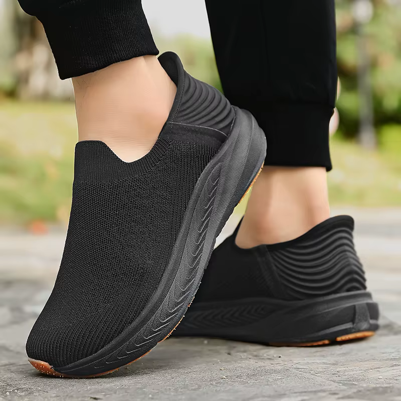 Chaussures de sport décontractées pour hommes à bout large