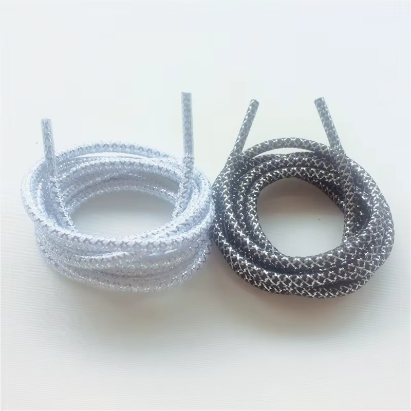 Weiou-Lacets de chaussures métalliques dorés et argentés