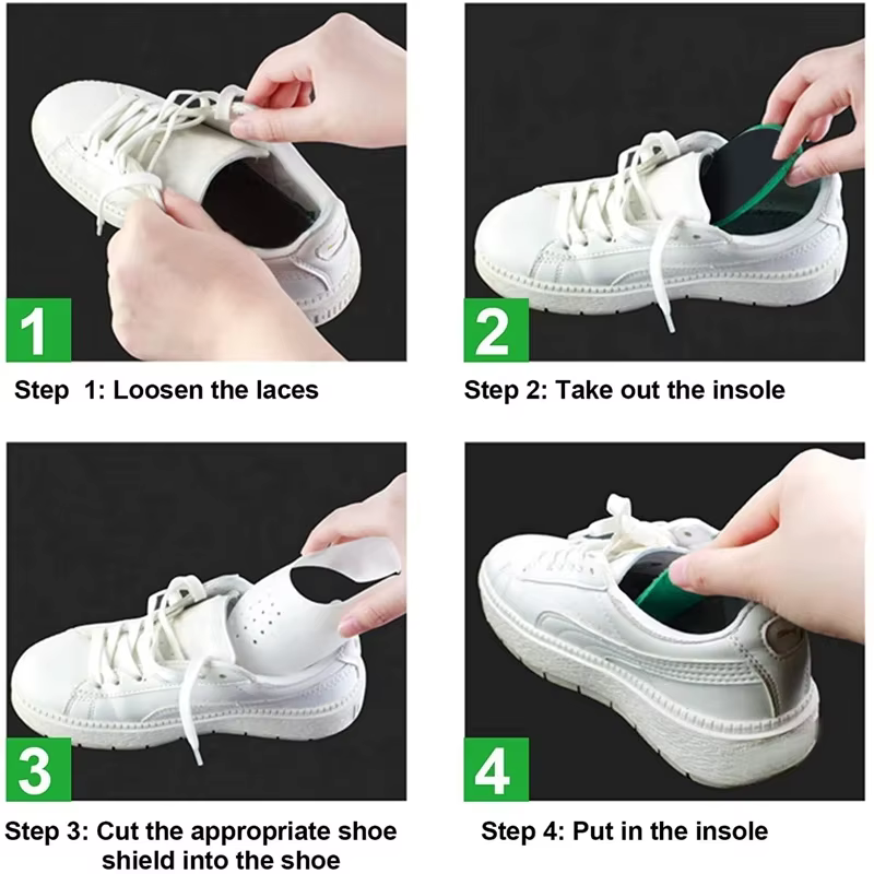 1 paire Sneaker bouclier baskets Anti pli froissé pli chaussures Support embout Sport balle