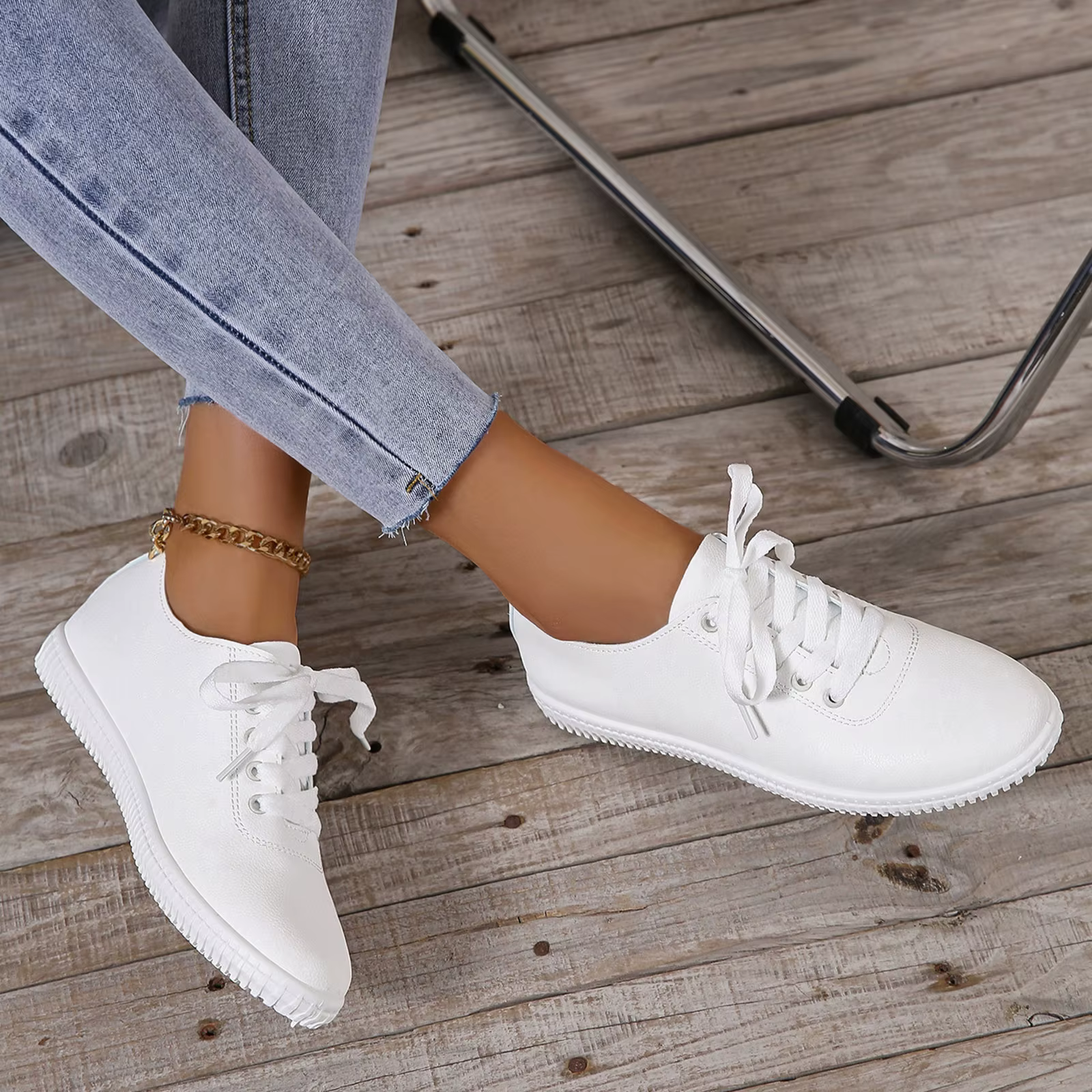 Chaussures Canisées Décontractées pour Femme