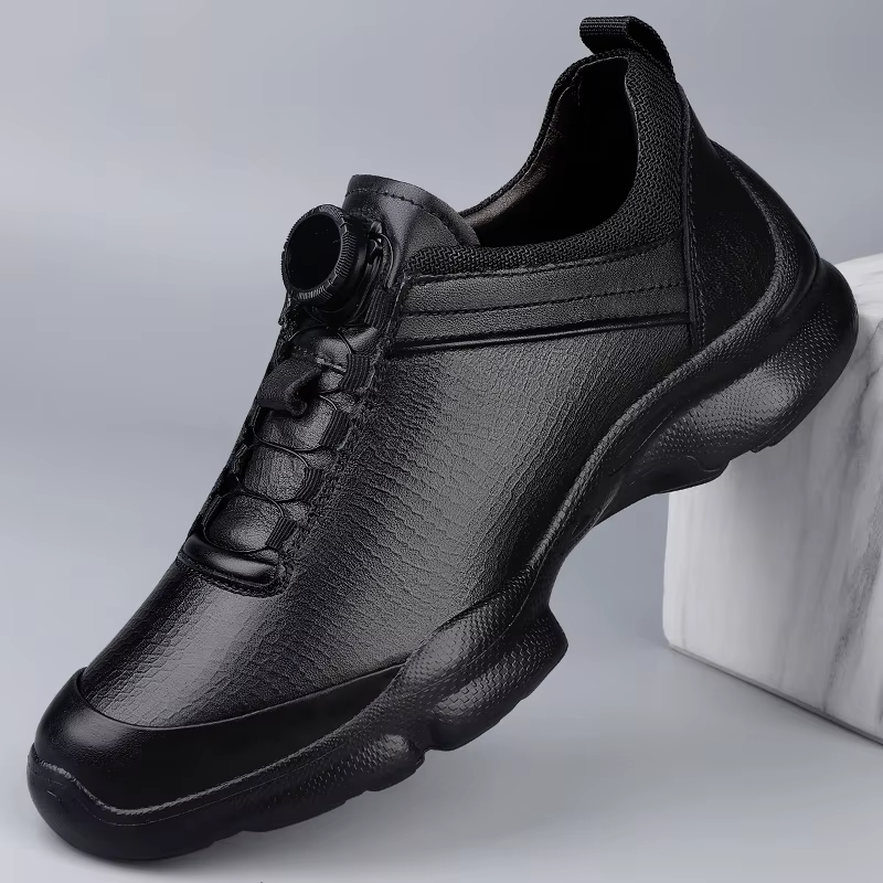 Chaussures de sport pour hommes en cuir véritable