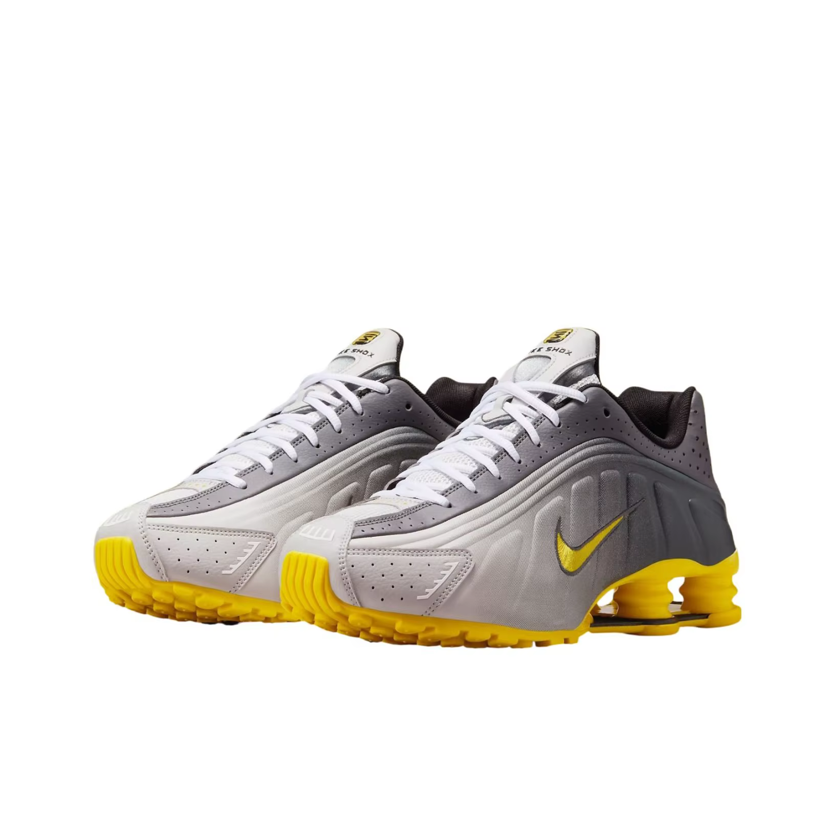 Nike Shox R4 Chaussures de course décontractées basses unisexes Gris IH3397-078