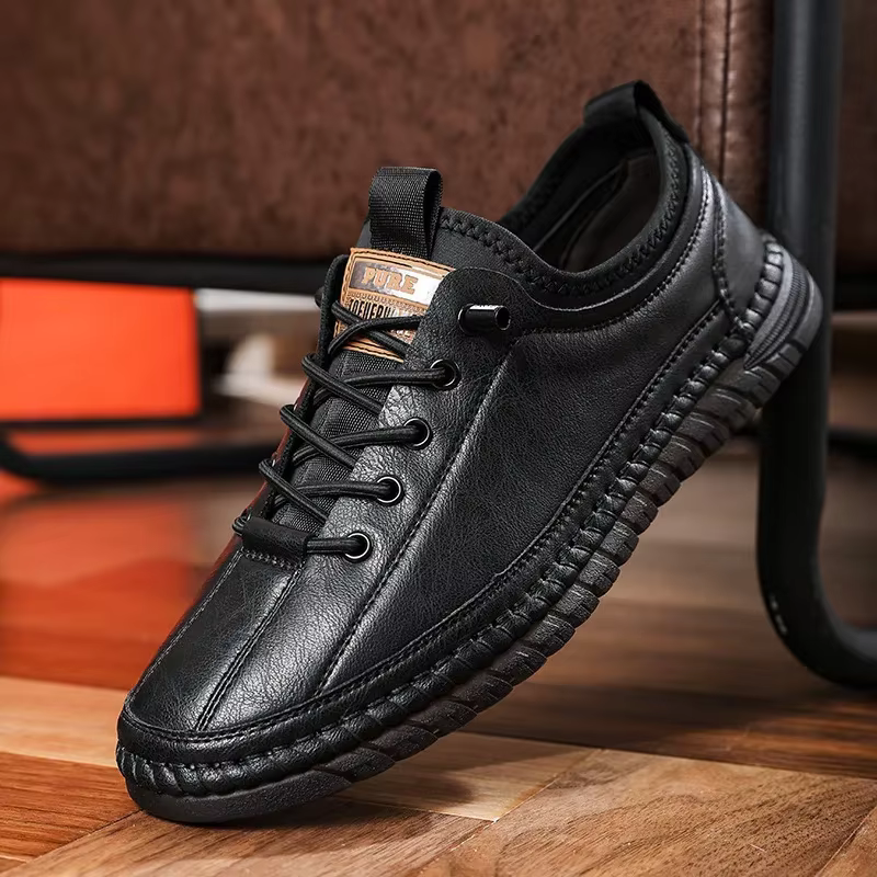 Chaussures en cuir décontractées pour hommes