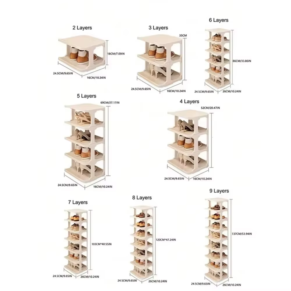 The Gap Shoe Rack : une solution de rangement verticale pour chaussures